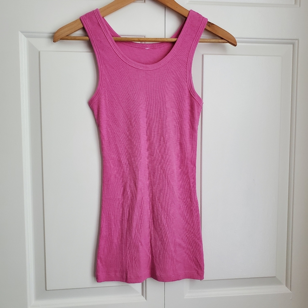 Ribbed tank top